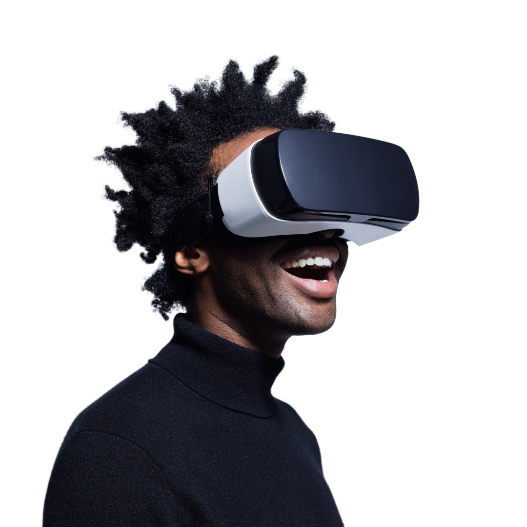 Man using VR